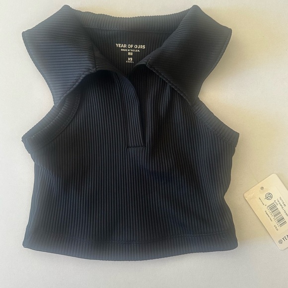 Year Of Ours “The Gabriela Rib Bra Top” In Black Size XS New With Tags! - Picture 8 of 12